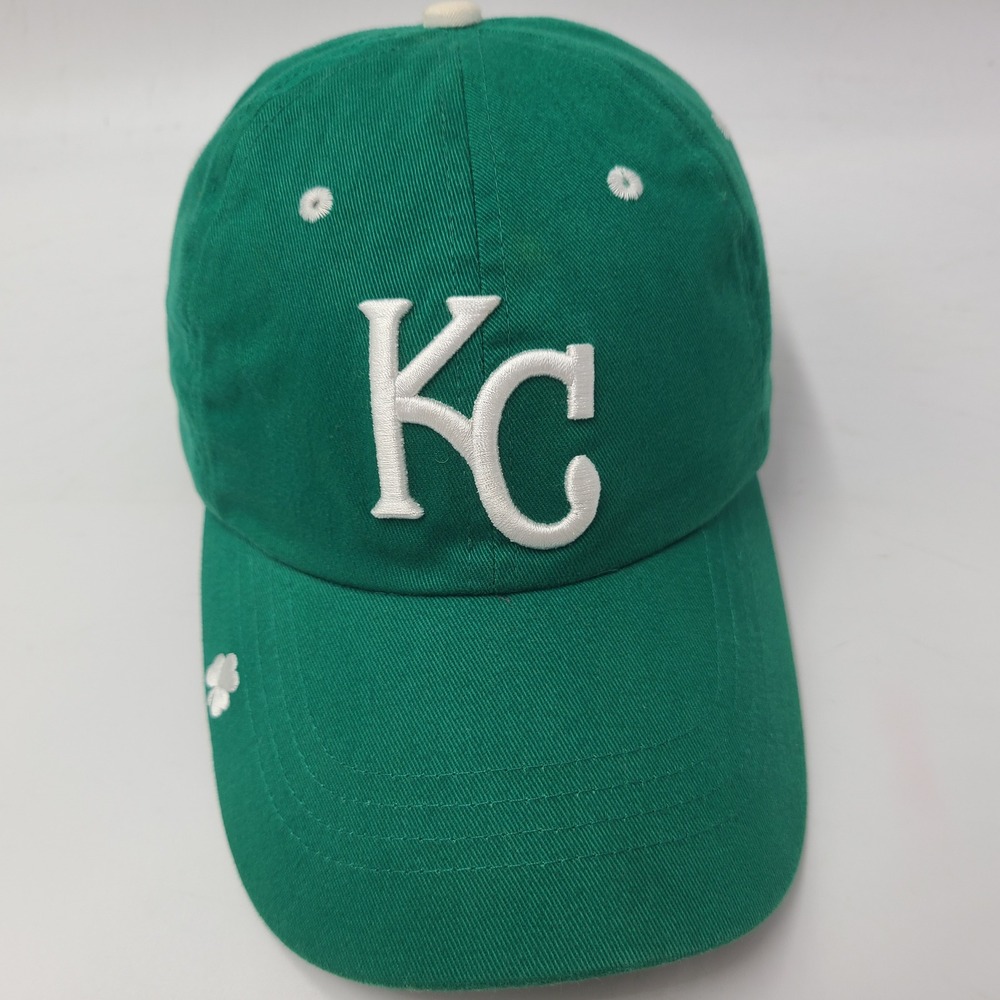 Kansas City Royals Hat Adjustable (Fits Small) Green White MLB St Patricks Day
